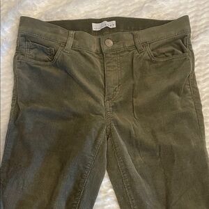 Olive Green Corduroy Pants loft brand size 2